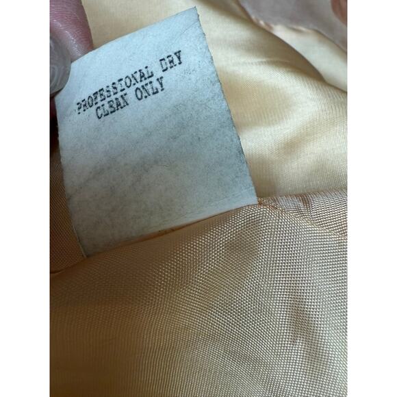 "MARIO BALTHAZAR" STUNNING Y2K Peonies Faux Suede Dress Coat SZ 2 RARE! PLZ READ - Picture 11 of 16